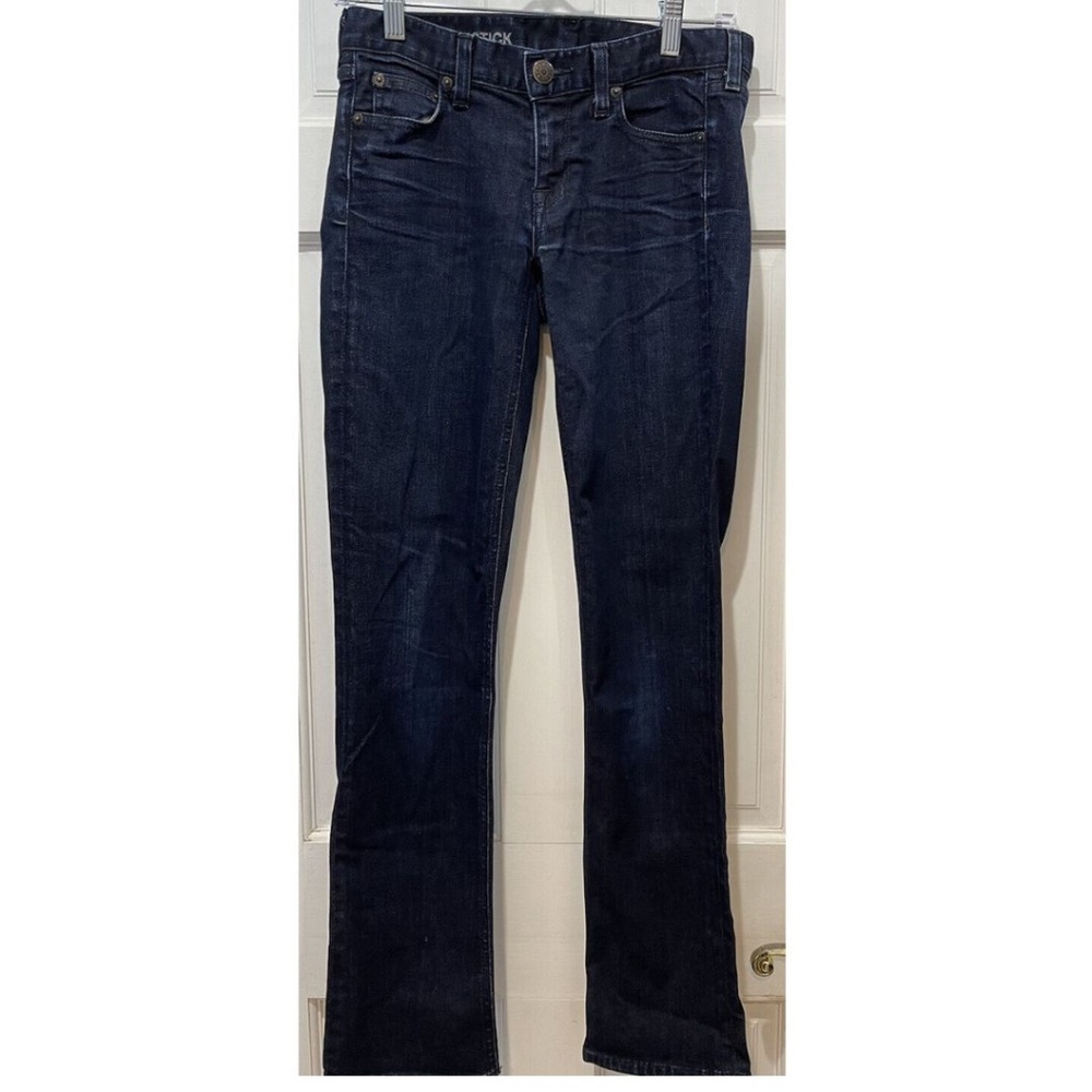 J. Crew Matchstick Dark Blue Jeans Women's Size 26S (26x32) Made in USA